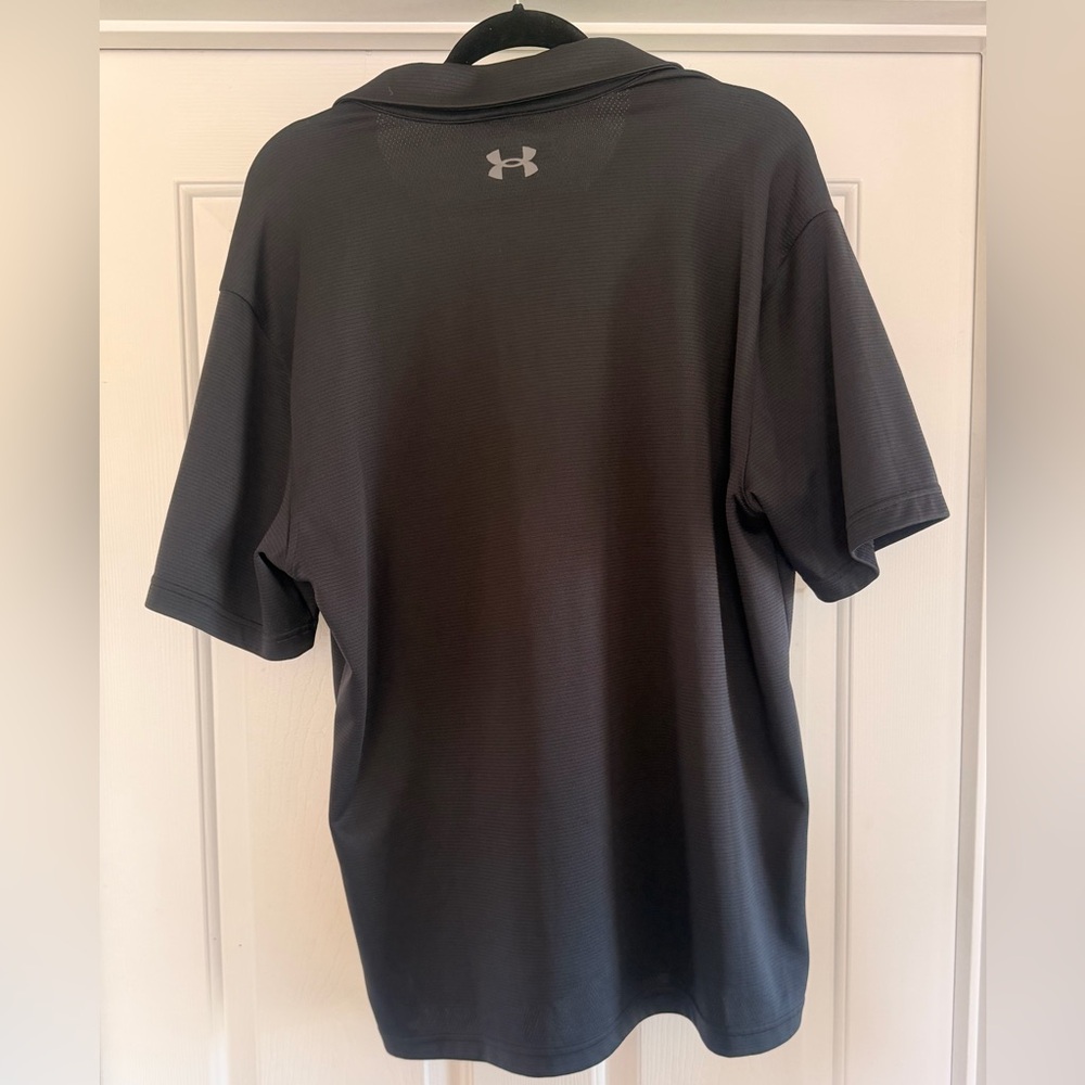 Under Armour Men’s Slate Gray Performance Polo Sz XL - Picture 2 of 4